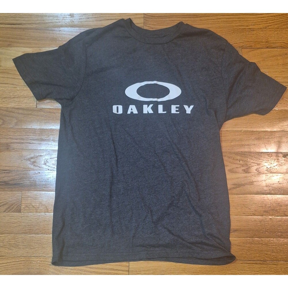 Oakley Mens O Bark 2.0 Gray Tee T-Shirt  Size Medium